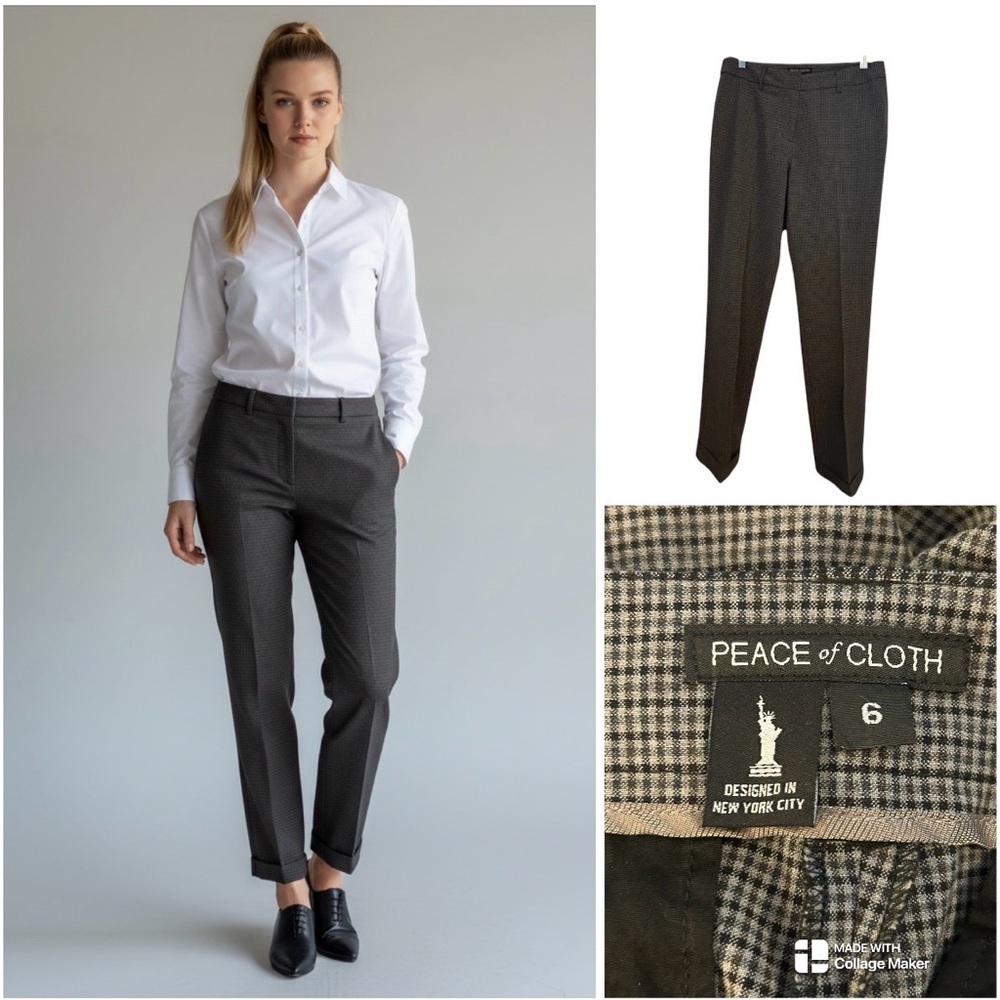 Peace of Cloth plaid pants